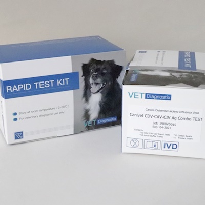 Canivet CDV CAV CIV Ag  COMBO TEST
